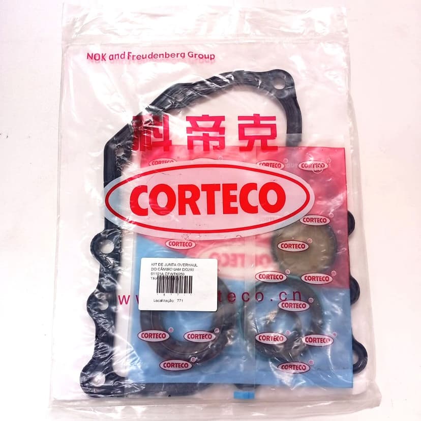 KIT DE JUNTA OVERHAUL DO CÂMBIO 0AM DQ200 01101A CFWTK050 CORTECO
